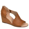 Journee Collection Womens Aretha Wedge Sandal - Cognac -women's shoes US 01 102153 00