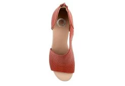 Journee Collection Womens Aretha Wedge Sandal - Rust -women's shoes US 01 102154 05
