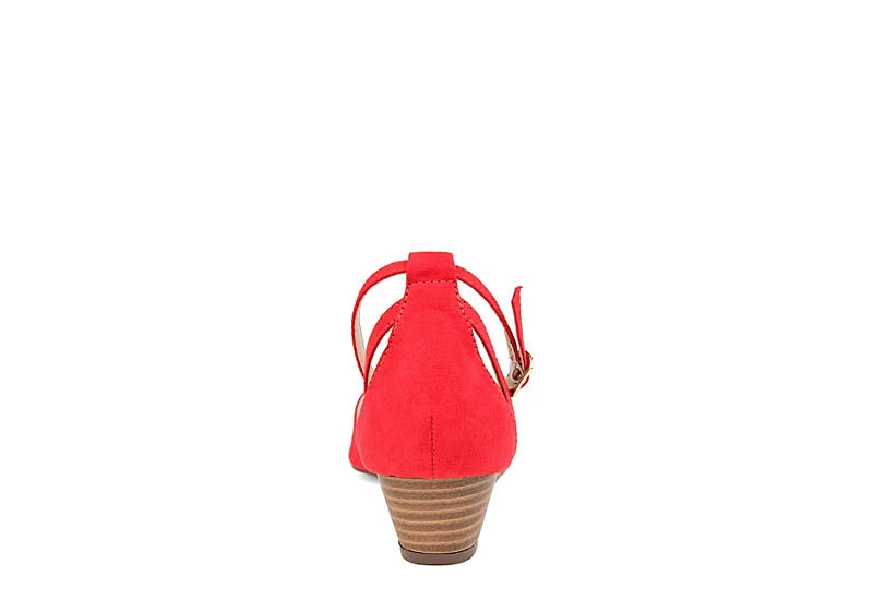 Journee Collection Womens Arkie Pump - Red 7 Journee Collection Womens Arkie Pump - Red - Image 5