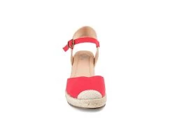 Journee Collection Womens Ashlyn Wedge Sandal - Red -women's shoes US 01 102164 02