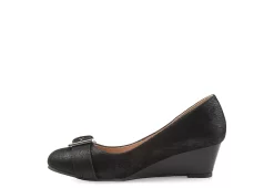 Journee Collection Womens Graysn Wedge Pump - Black -women's shoes US 01 102241 03