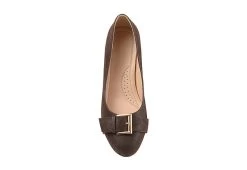 Journee Collection Womens Graysn Wedge Pump - Brown 14 Journee Collection Womens Graysn Wedge Pump - Brown -women's shoes US 01 102243 05