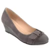 Journee Collection Womens Graysn Pump - Grey -women's shoes US 01 102245 00