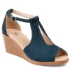 Journee Collection Womens Kedzie Wedge Sandal - Blue 2 Journee Collection Womens Kedzie Wedge Sandal - Blue -women's shoes US 01 102266 00
