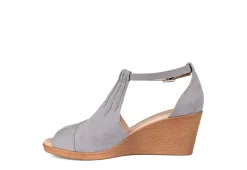 Journee Collection Womens Kedzie Wedge Sandal - Grey -women's shoes US 01 102267 03