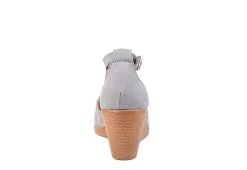 Journee Collection Womens Kedzie Wedge Sandal - Grey -women's shoes US 01 102267 04