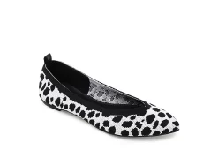 Journee Collection Womens Karise Flat - Animal