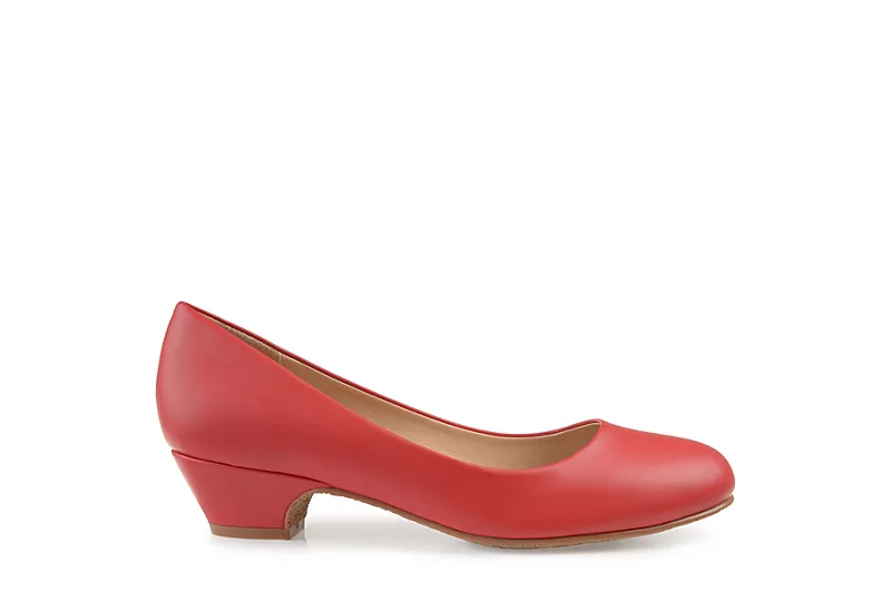 Journee Collection Womens Saar Pump - Red 4 Journee Collection Womens Saar Pump - Red - Image 2