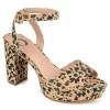 Journee Collection Womens Nairri Platform Sandal - Leopard -women's shoes US 01 103510 00