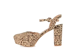 Journee Collection Womens Roslynn Platform Pump - Leopard -women's shoes US 01 103526 03