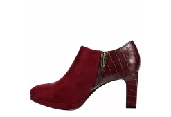 Xappeal Womens Ayla Bootie - Burgundy -women's shoes US 01 103631 03