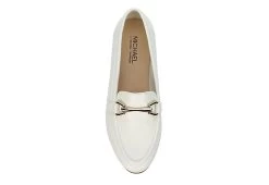 Michael By Michael Shannon Womens Silvana Loafer - White 14 Michael By Michael Shannon Womens Silvana Loafer - White -women's shoes US 01 104946 05