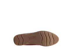 Clarks Womens Jeanette Ease Flat - Tan 15 Clarks Womens Jeanette Ease Flat - Tan -women's shoes US 01 105282 06