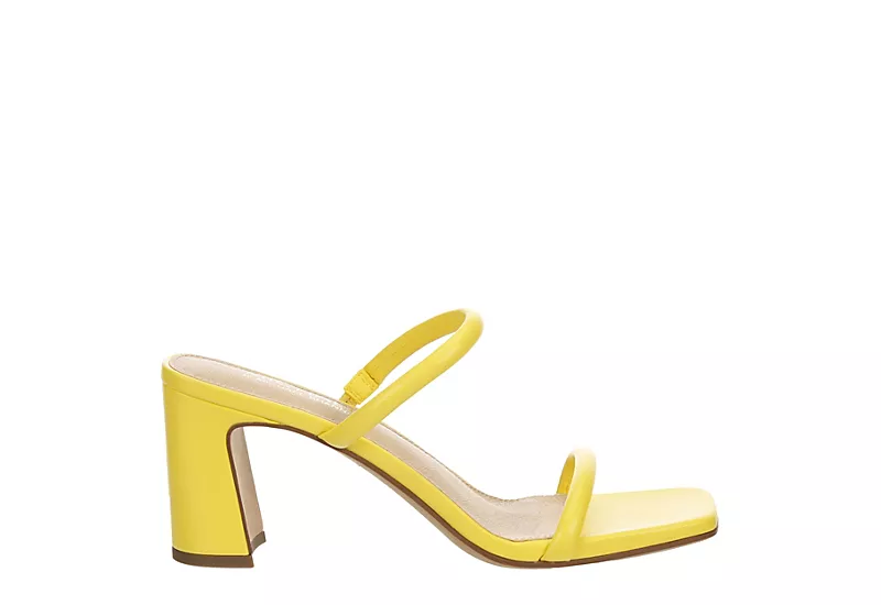 Michael By Michael Shannon Womens Dionne Slide Sandal - Yellow 4 Michael By Michael Shannon Womens Dionne Slide Sandal - Yellow - Image 2