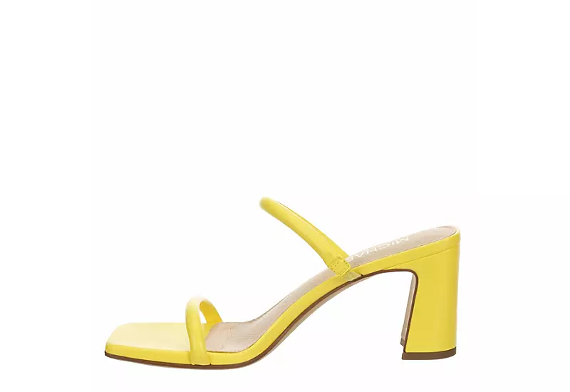 Michael By Michael Shannon Womens Dionne Slide Sandal - Yellow 6 Michael By Michael Shannon Womens Dionne Slide Sandal - Yellow - Image 4