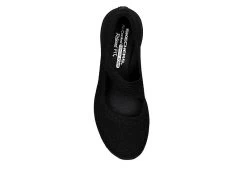 Skechers Womens Uplifted Slip On Sneaker - Black -women's shoes US 01 105678 03