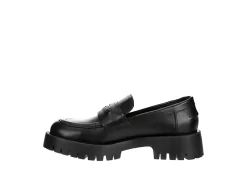Steve Madden Womens Lawrence Loafer - Black -women's shoes US 01 105703 03