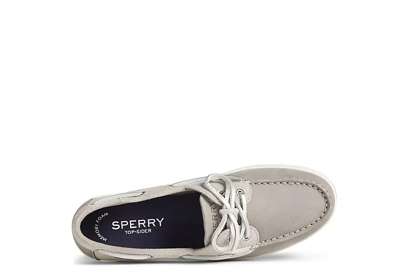 Sperry Womens Coastfish 2-eye Boat Shoe - Pale Grey 7 Sperry Womens Coastfish 2-eye Boat Shoe - Pale Grey - Image 5