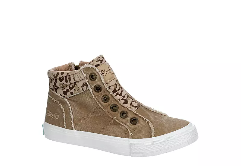 Blowfish Womens Kora High Top Sneaker - Taupe 3 Blowfish Womens Kora High Top Sneaker - Taupe
