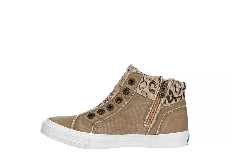 Blowfish Womens Kora High Top Sneaker - Taupe 6 Blowfish Womens Kora High Top Sneaker - Taupe - Image 4