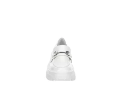Steve Madden Womens Trifecta Loafer - White 11 Steve Madden Womens Trifecta Loafer - White -women's shoes US 01 105877 02