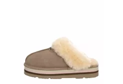 Bearpaw Womens Retro Loki Slipper - Stone -women's shoes US 01 106038 03