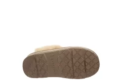 Bearpaw Womens Retro Loki Slipper - Stone -women's shoes US 01 106038 06