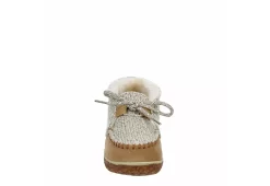 Minnetonka Womens Jenn Bootie Slipper - Tan -women's shoes US 01 106040 02