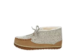 Minnetonka Womens Jenn Bootie Slipper - Tan -women's shoes US 01 106040 03