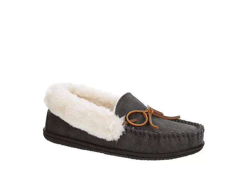 Minnetonka Womens Jessica Trapper Slipper - Dark Grey 3 Minnetonka Womens Jessica Trapper Slipper - Dark Grey