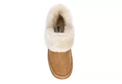 Minnetonka Womens Jule Bootie Slipper - Tan -women's shoes US 01 106042 05