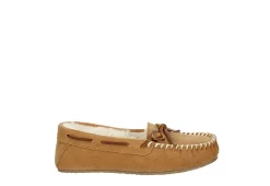 Minnetonka Womens Marj Moc Slipper - Tan -women's shoes US 01 106044 01