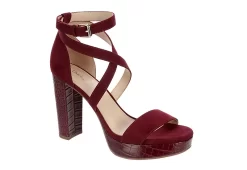Limelight Womens Lainey Platform Sandal - Wine