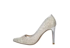 Michael By Michael Shannon Womens Rochelle Pump - Silver -women's shoes US 01 106144 03