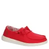 Heydude Womens Wendy Slip On Sneaker - Red -women's shoes US 01 106161 00