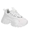 Steve Madden Womens Ecker Sneaker - White -women's shoes US 01 106176 00