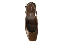 Marc Fisher Womens Valana Pump - Dark Tan -women's shoes US 01 106394 03