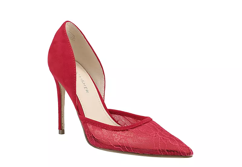 Marc Fisher Womens Christey Pump - Red 3 Marc Fisher Womens Christey Pump - Red