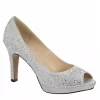 Adrienne Vittadini Womens Gervin Pump - Silver -women's shoes US 01 106399 00