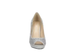 Adrienne Vittadini Womens Gervin Pump - Silver -women's shoes US 01 106399 02