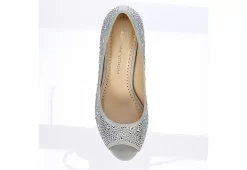 Adrienne Vittadini Womens Gervin Pump - Silver -women's shoes US 01 106399 05