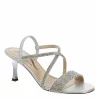 N By Nina Womens Lourdes Sandal - Silver -women's shoes US 01 106400 00