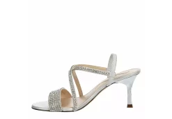 N By Nina Womens Lourdes Sandal - Silver 12 N By Nina Womens Lourdes Sandal - Silver -women's shoes US 01 106400 03