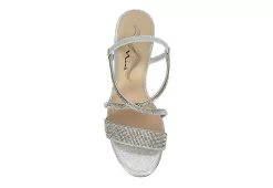 N By Nina Womens Lourdes Sandal - Silver 14 N By Nina Womens Lourdes Sandal - Silver -women's shoes US 01 106400 05