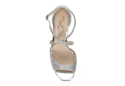 N By Nina Womens Dorean Sandal - Silver -women's shoes US 01 106402 05