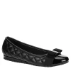 Ak Anne Klein Womens Gianna-q Flat - Black -women's shoes US 01 106419 00