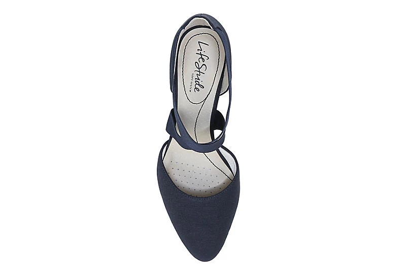 Lifestride Womens Gallery Pump - Navy 8 Lifestride Womens Gallery Pump - Navy - Image 6