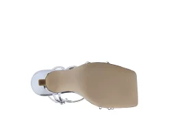 Marc Fisher Womens Dareta Sandal - Silver -women's shoes US 01 106584 04