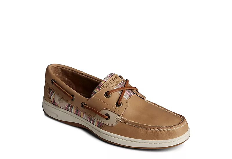 Sperry Womens Bluefish Boat Shoe - Tan 3 Sperry Womens Bluefish Boat Shoe - Tan