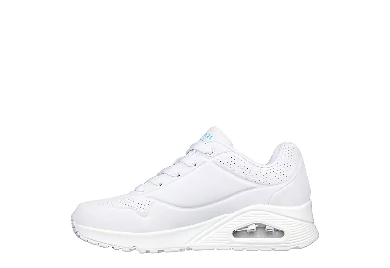 Skechers Womens Uno 2 Sneaker - White 5 Skechers Womens Uno 2 Sneaker - White - Image 3